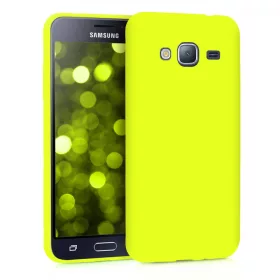   Калъф за Samsung Galaxy J3 (2016), Силиконов, Жълт, 45181.75
