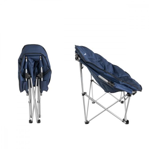 Сгъваем външен стол Navaris, Издържа до 150 кг, Тапициран, Син, 45134.1.17