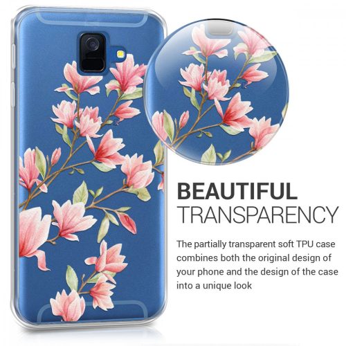 Калъф за Samsung Galaxy A6 (2018), Силиконов, Розов, 45250.02