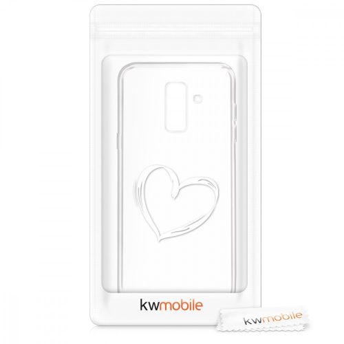 Кейс за Samsung Galaxy A6 Plus, Силиконов, Бял, 45261.01