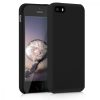 Калъф за Apple iPhone 5 / iPhone 5s / iPhone SE, силиконов, черен, 42766.01