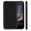 Калъф за Apple iPhone 5 / iPhone 5s / iPhone SE, силиконов, черен, 42766.01