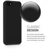Калъф за Apple iPhone 5 / iPhone 5s / iPhone SE, силиконов, черен, 42766.01