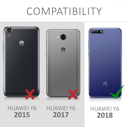 Кейс за Huawei Y6 (2018), Силиконов, Златен, 45286.01