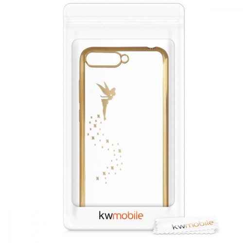 Кейс за Huawei Y6 (2018), Силиконов, Златен, 45286.01