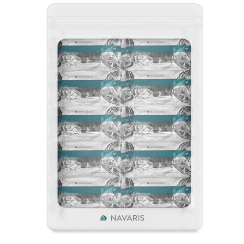 Set 10 benzi gipsate Navaris, 6 cm latime, 118 inch lungime, alb, gips