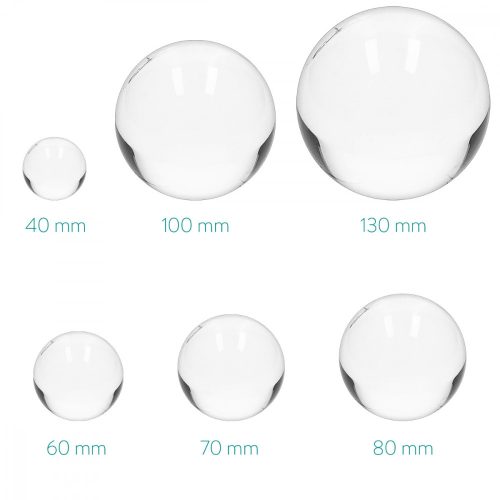 Navaris спортен стъклен глобус за снимки/декорация, 130 mm, 45357.27