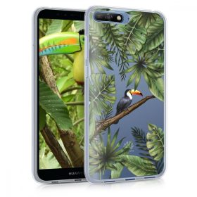   Кейс за Huawei Y6 (2018), Силиконов, Зелен, 45413.03