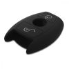 Капак за автомобилен ключ за Mercedes Benz - 2 бутона - Keyless Go, силикон, черен, 42376.07