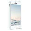 Калъф за Apple iPhone 5 / iPhone 5s / iPhone SE, силиконов, бял, 42766.02