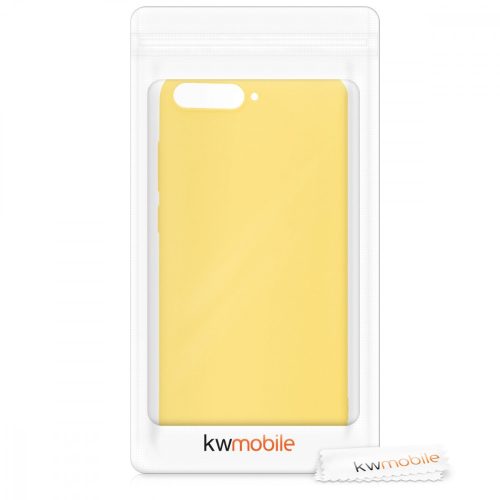 Кейс за Huawei Y6 (2018), Силиконов, Жълт, 44878.49