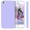 Калъф за Apple iPhone 5 / iPhone 5s / iPhone SE, силиконов, лилав, 42766.108