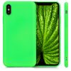 Калъф за Apple iPhone X / iPhone XS, Силиконов, Зелен, 43940.44
