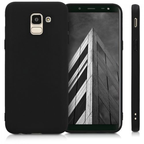 Калъф за Samsung Galaxy J6, Силиконов, Черен, 45796.47