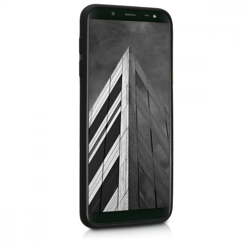 Калъф за Samsung Galaxy J6, Силиконов, Черен, 45796.47