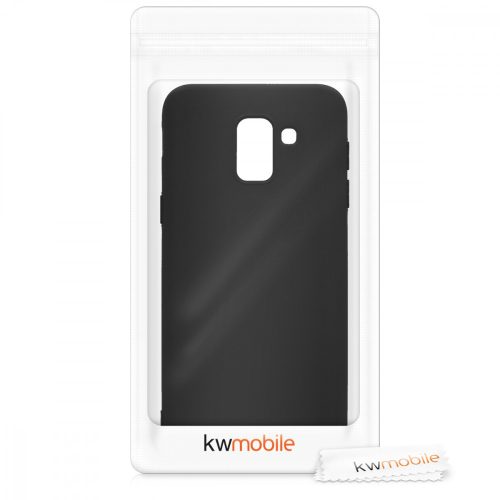 Калъф за Samsung Galaxy J6, Силиконов, Черен, 45796.47