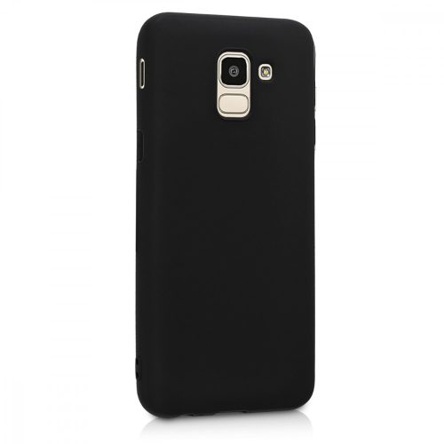 Калъф за Samsung Galaxy J6, Силиконов, Черен, 45796.47