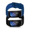 Комплект от 2 каишки за Samsung Gear Fit2 / Gear Fit 2 Pro, kwmobile, силикон, син / черен, 38830.04
