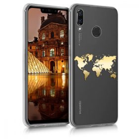   Кейс за Huawei Nova 3, Силиконов, Златен, 45764.01