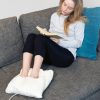 Електрическа възглавница 2в1 с отопление за крака, гръб, врат, кремава, 45831.01
