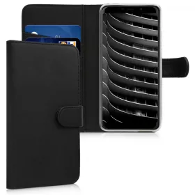   Калъф за Wiko View Max, Екологична кожа, Черен, 45875.01