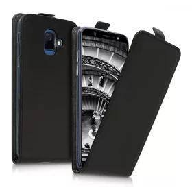   Калъф за Samsung Galaxy A6 (2018), еко кожа, черен, 45881.01