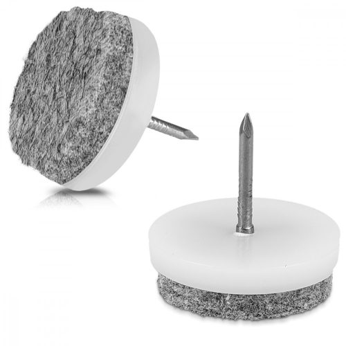 Комплект 20 филцови глидера с пирони, 28 мм, 45905.3.02