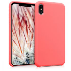   Калъф за Apple iPhone XS Max, Силиконов, Розов, 45909.103