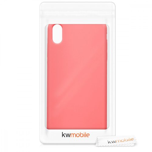 Калъф за Apple iPhone XS Max, Силиконов, Розов, 45909.103