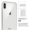 Комплект от 3 защитни фолиа за Apple iPhone XS Max, kwmobile, Гръб, Прозрачно, 45920.5