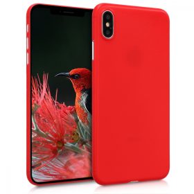   Кейс за Apple iPhone XS Max, поликарбонат, червен, 45951.20