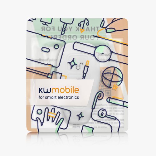 Капак за автомобилен ключ за Ford - 3 бутона - Keyless Go, силикон, бял, 44708.04