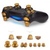 Комплект бутони за тънък контролер PlayStation 4 Pro/PS4, Kwmobile, злато, алуминий, 46055.21