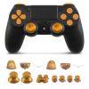 Комплект бутони за тънък контролер PlayStation 4 Pro/PS4, Kwmobile, злато, алуминий, 46055.21