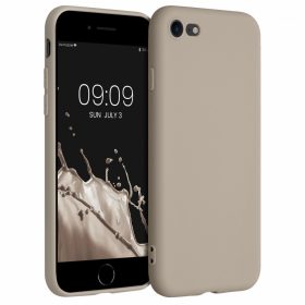   Калъф за Apple iPhone 8 / iPhone 7 / iPhone SE 2, Силиконов, Крем, 39458.125