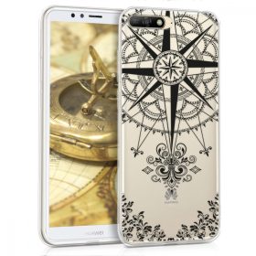   Кейс за Huawei Y6 (2018), Силиконов, Черен, 44877.08