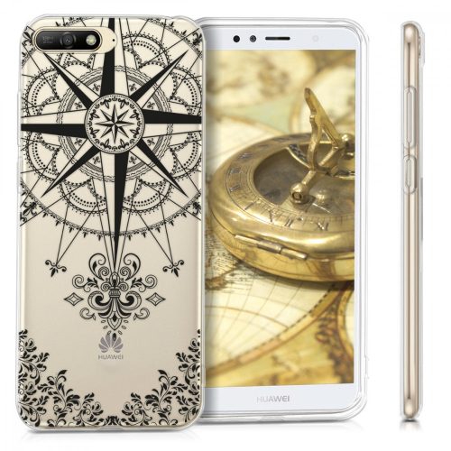 Кейс за Huawei Y6 (2018), Силиконов, Черен, 44877.08