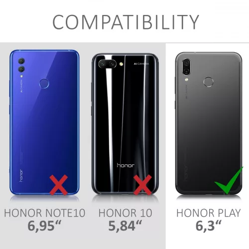 Капак за Huawei Honor Play, Силиконов, Прозрачен, 46098.03