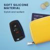 Капак за автомобилен ключ за BMW - 3 бутона - Keyless Go, силикон, черен, 46209.04