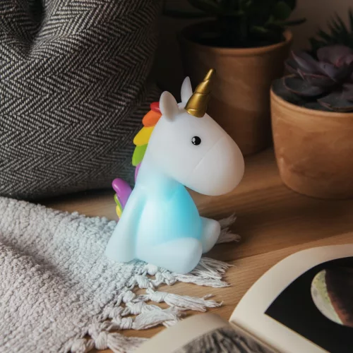 Нощна лампа Unicorn, акумулаторна, Navaris, бяла, 46219.02