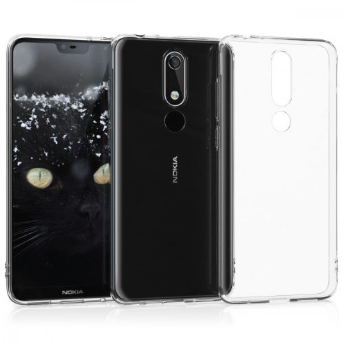 Капак за Nokia 5.1 Plus, Силиконов, Прозрачен, 46195.03