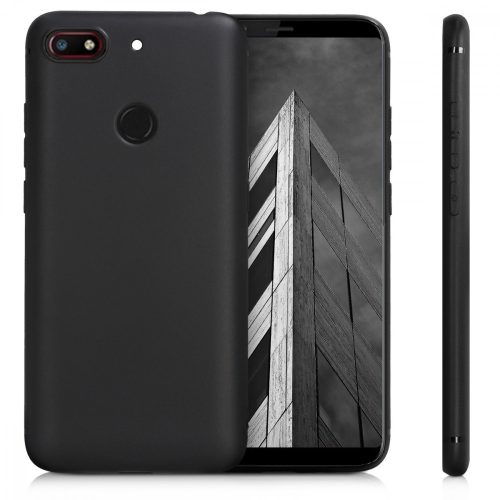 Кейс за ZTE Nubia V18, Силиконов, Черен, 46280.47