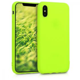   Калъф за Apple iPhone X / iPhone XS, Силиконов, Жълт, 46270.75