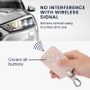 Калъф за автомобилен ключ за Renault / Dacia - 4 бутона - Keyless Go, екологична кожа, розово злато, 45656.81