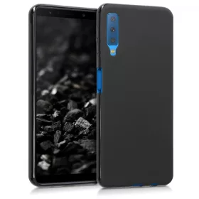   Калъф за Samsung Galaxy A7 (2018), Силиконов, Черен, 46422.47