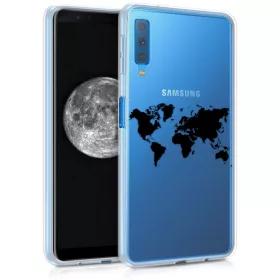   Калъф за Samsung Galaxy A7 (2018), Силиконов, Черен, 46430.02