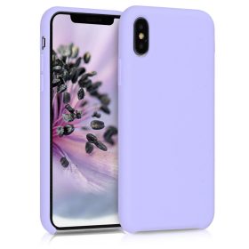   Калъф за Apple iPhone X / iPhone XS, Силиконов, Лилав, 46313.108