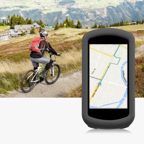 Защитен калъф за GPS Garmin Edge 1030/Edge 1030 Plus, Kwmobile, Сив, Силикон, 43314.22
