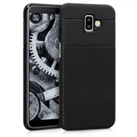   Калъф за Samsung Galaxy J6 Plus, Силиконов, Черен, 46596.01