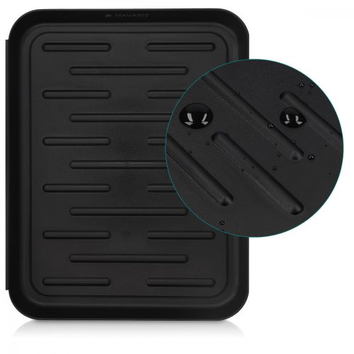 Комплект от 3 правоъгълни тави за обувки, 35 х 27 см, 46753.01